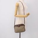 GUCCI GG Supreme Shoulder Bag PVC Beige Gold 007 115 6428 Auth 212018-21