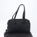 GUCCI GG Canvas Shoulder Bag Black Gold 90674 Auth 212019V-23