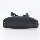 GUCCI GG Canvas Shoulder Bag Black Gold 90674 Auth 212019V-9