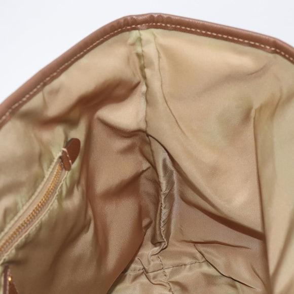 PRADA Tote Bag Nylon Orange Gold Auth 212022V