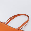 PRADA Tote Bag Nylon Orange Gold Auth 212022V-8