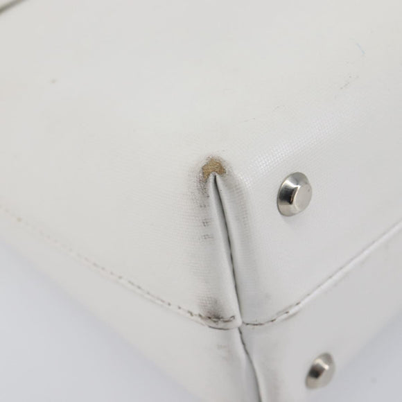 GIVENCHY Shoulder Bag Leather White Auth 212025