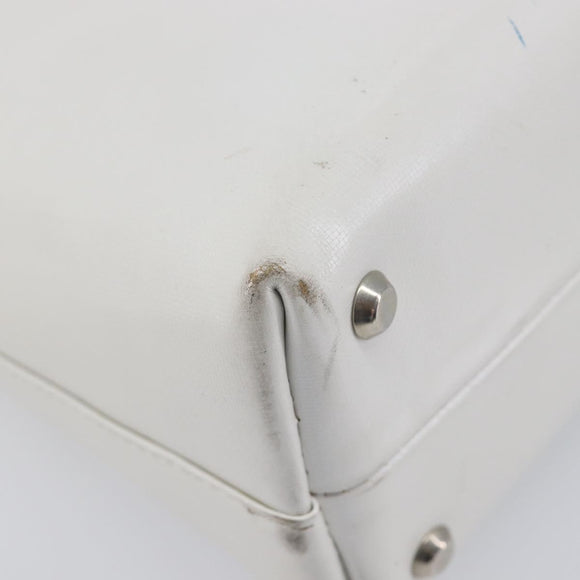 GIVENCHY Shoulder Bag Leather White Auth 212025