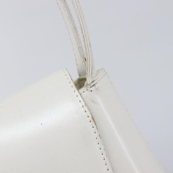 GIVENCHY Shoulder Bag Leather White Auth 212025