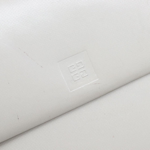 GIVENCHY Shoulder Bag Leather White Auth 212025