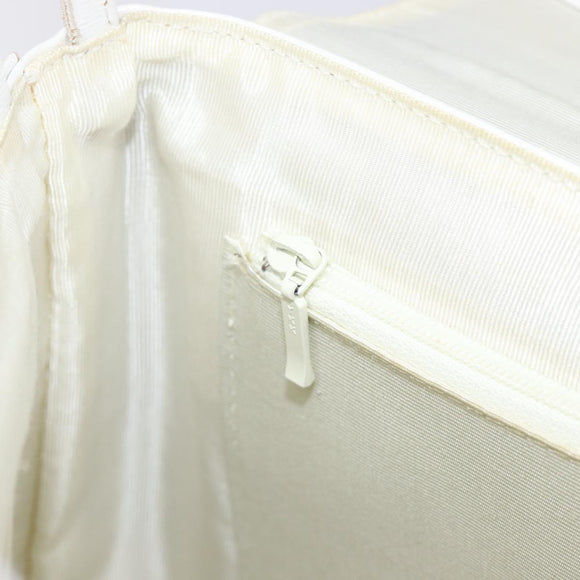 GIVENCHY Shoulder Bag Leather White Auth 212025