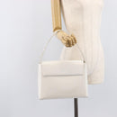 GIVENCHY Shoulder Bag Leather White Auth 212025-24