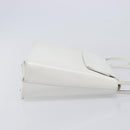 GIVENCHY Shoulder Bag Leather White Auth 212025-4