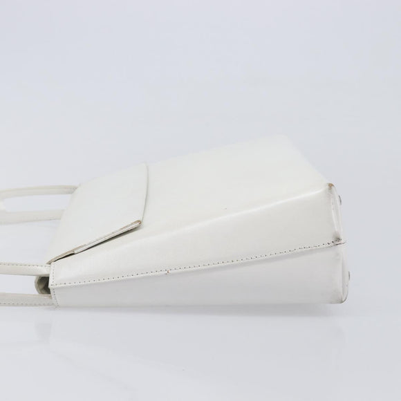 GIVENCHY Shoulder Bag Leather White Auth 212025
