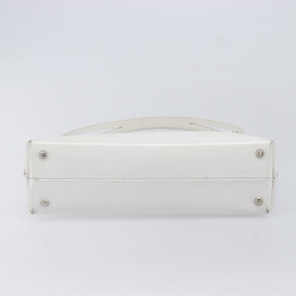 GIVENCHY Shoulder Bag Leather White Auth 212025