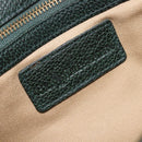 Polo Ralph Lauren Shoulder Bag Leather Green Gold Auth 212027A-20