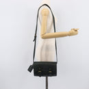 Polo Ralph Lauren Shoulder Bag Leather Green Gold Auth 212027A-26