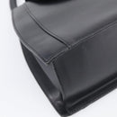 GIVENCHY Hand Bag Leather Black Gold Auth 212037-11