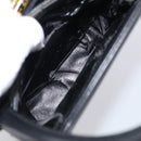 GIVENCHY Hand Bag Leather Black Gold Auth 212037-23