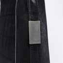 GUCCI Shoulder Bag Harako Leather Black Silver 001 2058 1758 5 Auth 212039-15