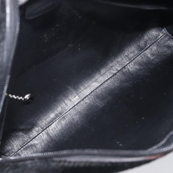 GUCCI Shoulder Bag Harako Leather Black Silver 001 2058 1758 5 Auth 212039