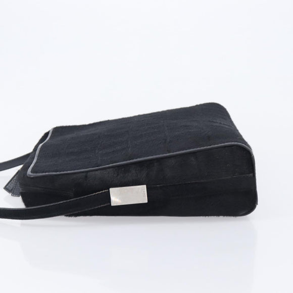GUCCI Shoulder Bag Harako Leather Black Silver 001 2058 1758 5 Auth 212039