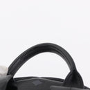 MCM Vicetos Logogram Studs Backpack Leather Black Gold Silver Auth 212042-8