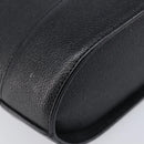 MCM Hand Bag Leather Black Gold Auth 212043-13
