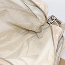 CHANEL New Travel Line Hand Bag Canvas 2way Beige Silver CC Auth 212044A-19