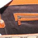 GUCCI GG Canvas Hand Bag Beige Gold 120895 Auth 212051-18