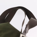 PRADA Backpack Nylon Khaki Silver Auth 212071V-12