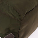 PRADA Backpack Nylon Khaki Silver Auth 212071V-17