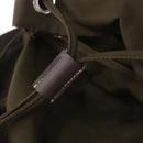 PRADA Backpack Nylon Khaki Silver Auth 212071V-27