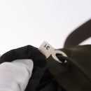 PRADA Backpack Nylon Khaki Silver Auth 212071V-37