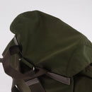 PRADA Backpack Nylon Khaki Silver Auth 212071V-6