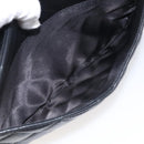 GIVENCHY Chain Shoulder Bag Leather Black Gold Auth 212078A-22