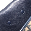 Christian Dior Trotter Canvas Clutch Bag Navy Gold Auth 212080-14