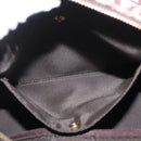Christian Dior Trotter Canvas Hand Bag Brown Gold Auth 212092SAV-24