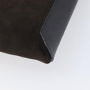 GUCCI Jackie Shoulder Bag Suede Brown Gold Tone 001 4052 1669 Auth 212093A-14