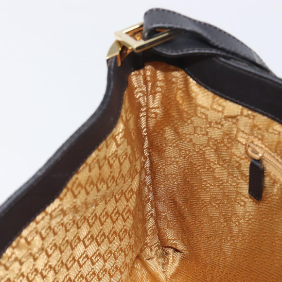 GUCCI Jackie Shoulder Bag Suede Brown Gold Tone 001 4052 1669 Auth 212093A