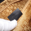 GUCCI Jackie Shoulder Bag Suede Brown Gold Tone 001 4052 1669 Auth 212093A-24
