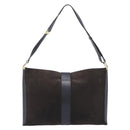 GUCCI Jackie Shoulder Bag Suede Brown Gold Tone 001 4052 1669 Auth 212093A-3