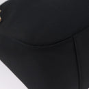 GIVENCHY Hand Bag Nylon Black Gold Auth 212095A-12