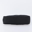 PRADA Accessory Pouch Nylon Black Silver Auth 212103V-10