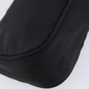 PRADA Accessory Pouch Nylon Black Silver Auth 212103V-14