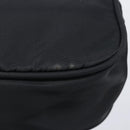 PRADA Accessory Pouch Nylon Black Silver Auth 212103V-15