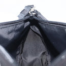 PRADA Accessory Pouch Nylon Black Silver Auth 212103V-21