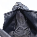 PRADA Accessory Pouch Nylon Black Silver Auth 212103V-22