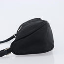 PRADA Accessory Pouch Nylon Black Silver Auth 212103V-5