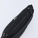 PRADA Accessory Pouch Nylon Black Silver Auth 212103V-6