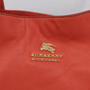 BURBERRY Blue Label Tote Bag Leather Pink Gold Auth 212104A-14