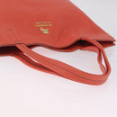BURBERRY Blue Label Tote Bag Leather Pink Gold Auth 212104A-7