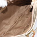 Salvatore Ferragamo Gancini Hand Bag Leather Gold Auth 212110A-23
