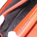 GUCCI Interlocking Long Wallet Leather Outlet Orange Gold 449397 Auth 212115A-24