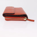 GUCCI Interlocking Long Wallet Leather Outlet Orange Gold 449397 Auth 212115A-5